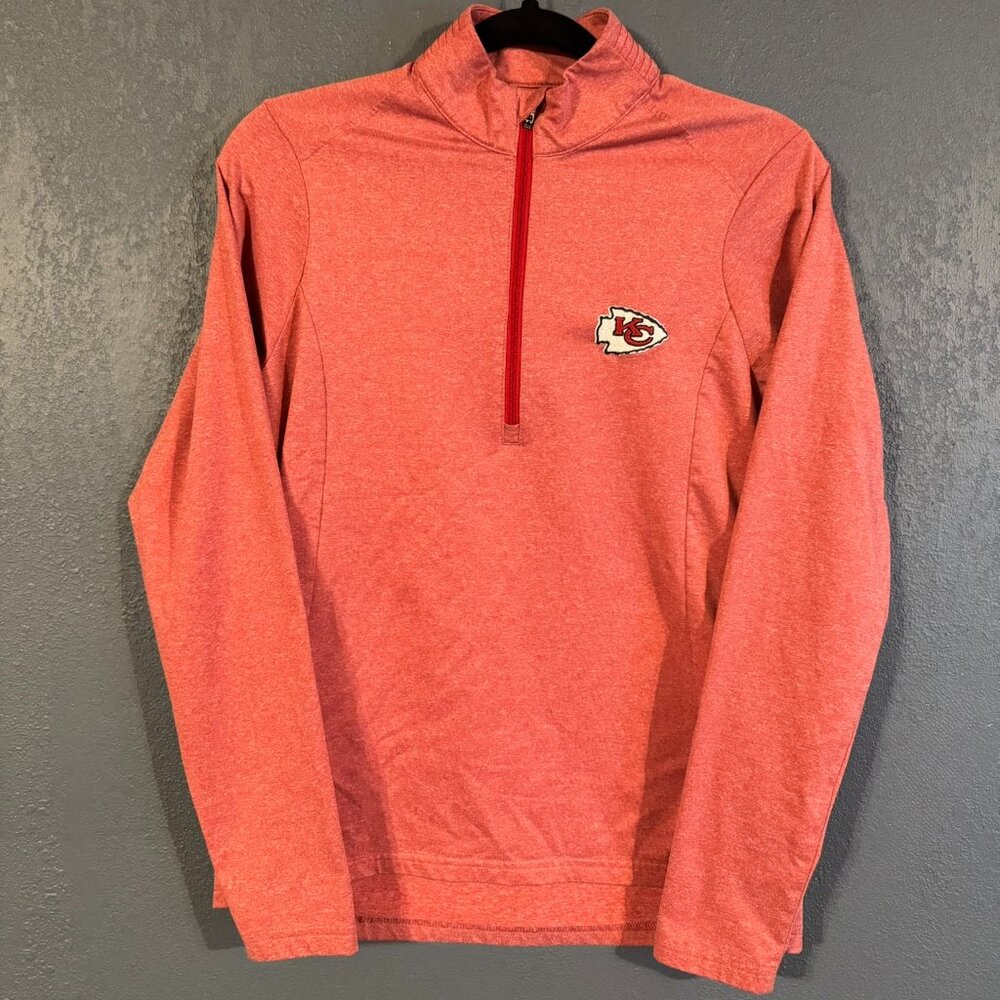 Antigua Kansas City Chiefs 1/4 Zip Pullover